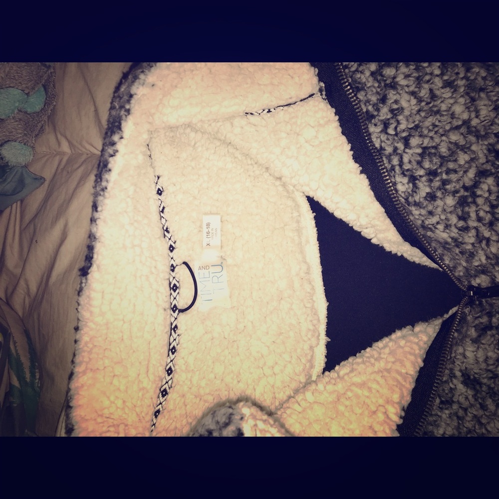 FUZZY SWEATER!